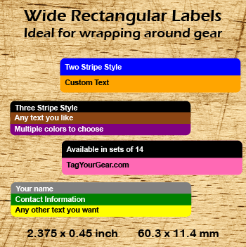 Wide Rectangle Labels